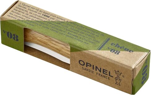 Opinel No. 8 - Stainless Steel Knife - Oak Handle in Kuwait