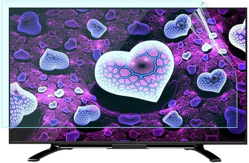TV Anti Blue Light Protector Film - Relieve Eye Strain Prevent Myopia for 32-75 Inch TV Screen Anti-Scratch Anti-Glare Filter Film (Color : Matte Version Size : 70 inch 1538X869mm) (Matte Version 49 in Kuwait