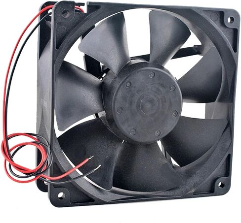 12cm Dual Ball Bearing Axial Flow Cooling Fan 4715KL-05W-B20 DC24V 0.28A 2Pin Frequency Converter 120x120x38mm for Computer Case in Kuwait