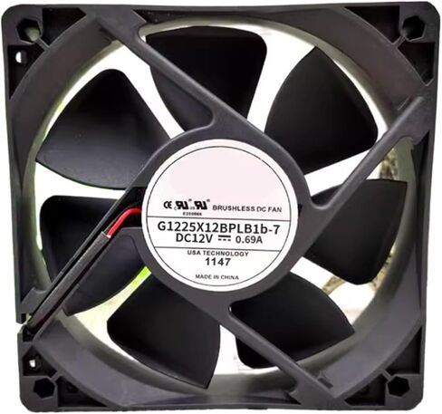 120x120x25mm 1225 Fan G1225X12BPLB1B-7 dc12v axial Flow in Kuwait