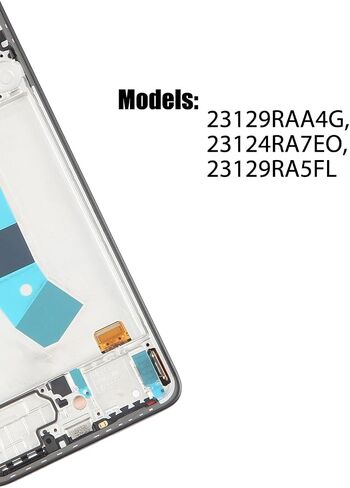 Replacement for Xiaomi Redmi Note 13 4G LCD Screen with Frame INCELL 23129RAA4G, 23124RA7EO, 23129RA5FL Touch Digitizer Assembly Display with Repair kit (No Fingerprint Function) in Saudi Arabia