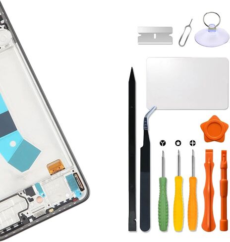Replacement for Xiaomi Redmi Note 13 4G LCD Screen with Frame INCELL 23129RAA4G, 23124RA7EO, 23129RA5FL Touch Digitizer Assembly Display with Repair kit (No Fingerprint Function) in Saudi Arabia