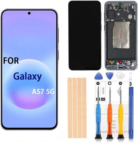 OEM Screen Replacement with Black Frame for Samsung Galaxy A57 SM-A576U1 in Kuwait