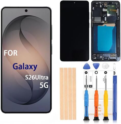 Screen Replacement for Samsung Galaxy S26 Ultra SM-S948U1 Black Frame OEM in Kuwait