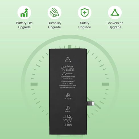 Battery for iPhone XR, Upgraded New Battery Replacement for iPhone XR 6.1-inches (A2105 A1984 A2107 A2108 A2106) Professional Repair Tool Kits in Kuwait