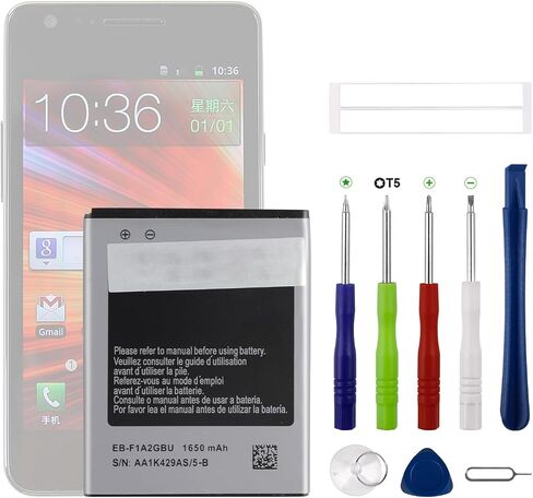 New EB-F1A2GBU Battery Replacement for Galaxy S2 GT-i9100 GB/T18287-2000 with Tools in Kuwait
