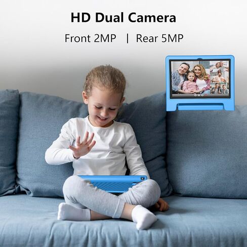 JREN Android Tablet 10 Inch 64GB ｜Octa-core｜WiFi ｜Bluetooth｜Parental Control｜Electronic Tabletas Blue in Kuwait