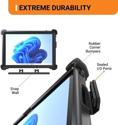 Flex 12C Rugged Windows 11 Pro Tablet with Detachable Keyboard 12.96", Intel i3-1215U, 16GB RAM, 512GB SSD, AMOLED 2880x1920 Touchscreen, WiFi 6, USB-C, HDMI in Kuwait
