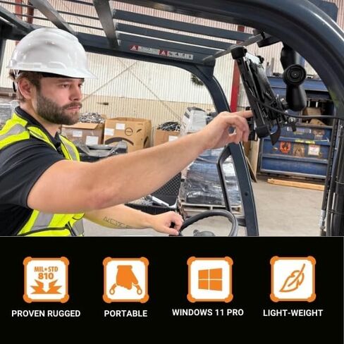 Flex 12C Rugged Windows 11 Pro Tablet with Detachable Keyboard 12.96", Intel i3-1215U, 16GB RAM, 512GB SSD, AMOLED 2880x1920 Touchscreen, WiFi 6, USB-C, HDMI in Kuwait