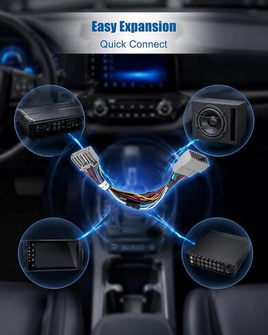 Audio Integrated T-Type Harness Fit for Honda Non Amplified 2016-2021 in Saudi Arabia