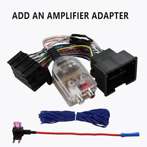 Add an Amplifier Adapter to Factory Radio with Amp Turn on Wire in Saudi Arabia