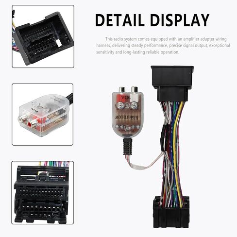 Add an Amplifier Adapter to Factory Radio with Amp Turn on Wire in Saudi Arabia