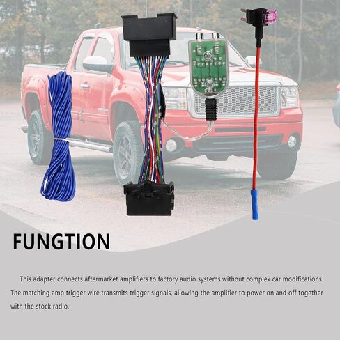 Add an Amplifier Adapter to Factory Radio with Amp Turn on Wire in Saudi Arabia