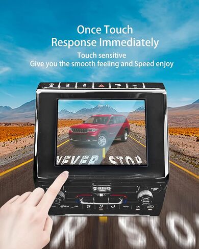 2pcs 2025 Jeep Grand Cherokee L Laredo/Altitude(X) Screen Protector for 2021 2022 2023 2024 2025 Grand Cherokee L 8.4Inch Radio Screen Protector 2025 Grand Cherokee L Accessories in Kuwait