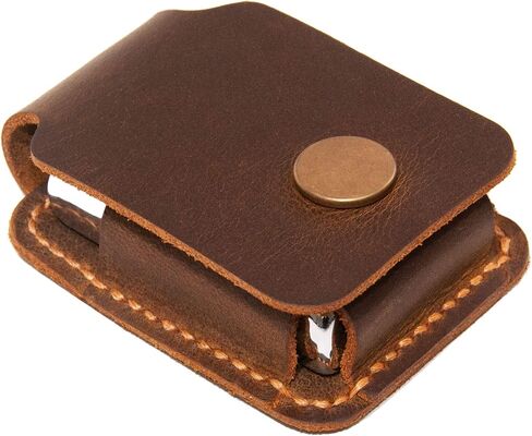 Personalized Leather Lighter Case, Handmade Leather Lighter Case for Men, for Leather Zippo Cover, Engraved Leather Lighter Holder Belt Case, Birthday Gift for Him or Her in Saudi Arabia