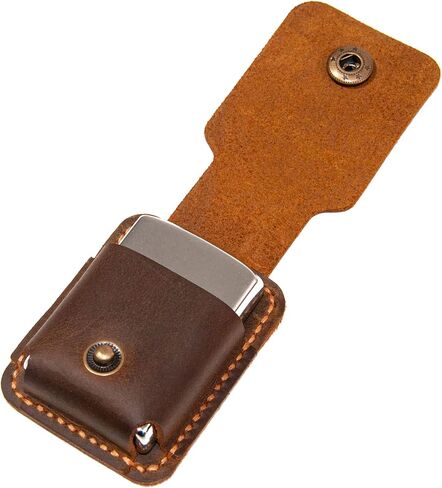 Personalized Leather Lighter Case, Handmade Leather Lighter Case for Men, for Leather Zippo Cover, Engraved Leather Lighter Holder Belt Case, Birthday Gift for Him or Her in Saudi Arabia