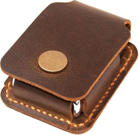 Personalized Leather Lighter Case, Handmade Leather Lighter Case for Men, for Leather Zippo Cover, Engraved Leather Lighter Holder Belt Case, Birthday Gift for Him or Her in Saudi Arabia
