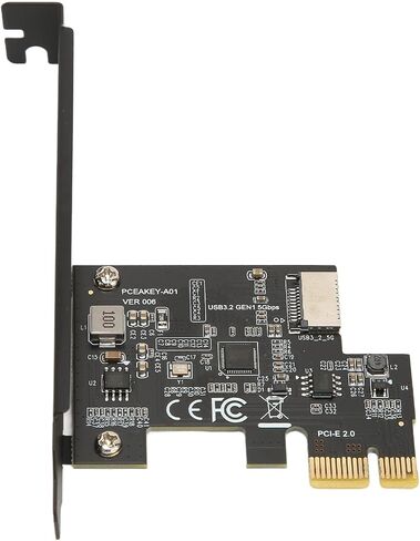 PCIe USB Card, High Speed Black Ports USB 3.2 Gen 2 Expansion Card PCIe X1 to USB3.2 for GAMERS Professionals Home Office Users and Content Creators in Kuwait