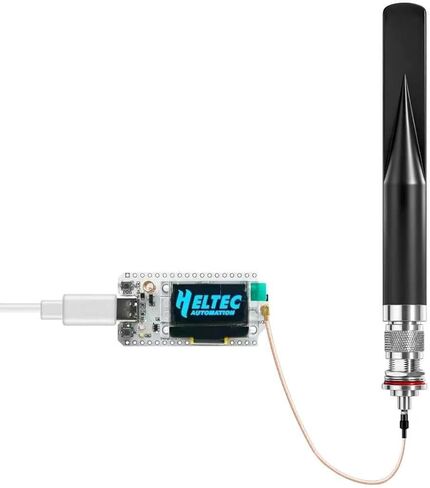 Omni Meshtastic 915MHz Lora Antenna with N Male Connector & IPEX/u.fl Adapter Cable for Meshtastic LoRa HaLow Application Solar Node/Repeaters/Devices, Slinkdsco in Kuwait