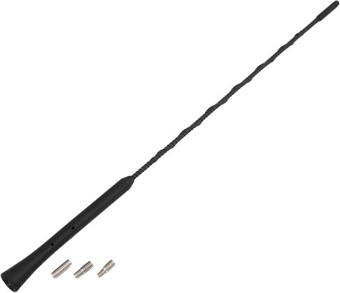 X AUTOHAUX 9" Universal Car Radio AM FM Antenna Aerial Black in Kuwait