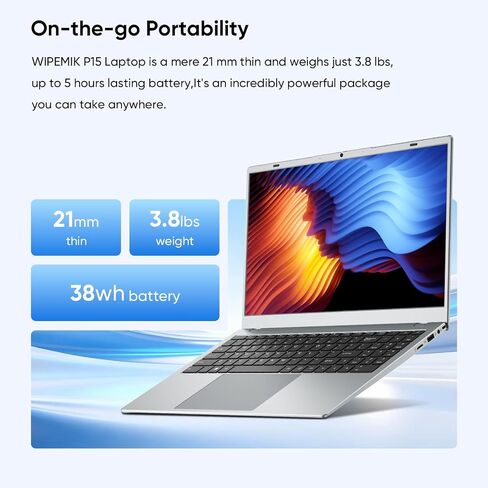 2026 Lightweight15.6" Laptop 16GB RAM 256GB SSD for Work School Home,Silver in Kuwait