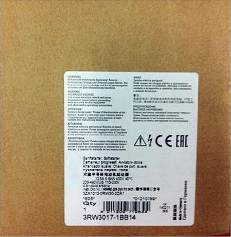 SMOCONE 1 Pcs 3RW3017-1BB14 New in Box 3RW30171BB14 Expediated in Kuwait