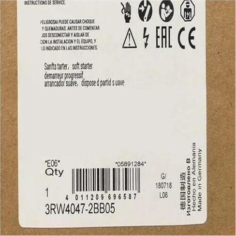 SMOCONE 1 Pcs 3RW4047-2BB05 New in Box 3RW40472BB05 Expediated in Kuwait