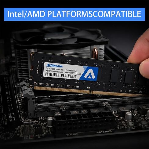 Acclamator DDR3 RAM 16GB (2x8GB) 1600MHz (PC3-12800) CL11 1.5V UDIMM in Kuwait