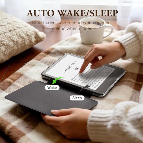 Detachable Magnetic Case for 6.8" Kindle Paperwhite 11th Gen 2021,Black in Kuwait