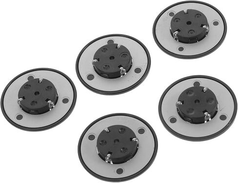 Cabilock 5pcs CD Player Spindle Hub with Beads Bearings, DVD Drive Motor Tray Replacement, Plastic and Metal Construction, Versatile Compatibility for CD Sound System and DVD Player, in Kuwait