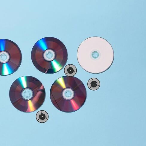 Cabilock 5pcs CD Player Spindle Hub with Beads Bearings, DVD Drive Motor Tray Replacement, Plastic and Metal Construction, Versatile Compatibility for CD Sound System and DVD Player, in Kuwait