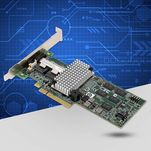 Fabater M5015 Megaraid 9260-8i SAS 6Gbps PCIe X8 Controller Card 512MB Cache for Server Array, Support 8 Internal Ports, Low Profile MD2, LSI in Kuwait