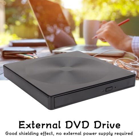Cuifati Dual Interface External DVD Drive USB 3.0 Type C CD Burner with 5Gbps Stable Transmission for Laptop PC OS X in Kuwait