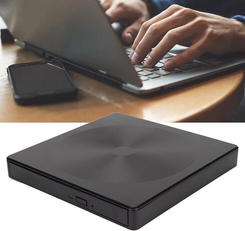Cuifati Dual Interface External DVD Drive USB 3.0 Type C CD Burner with 5Gbps Stable Transmission for Laptop PC OS X in Kuwait