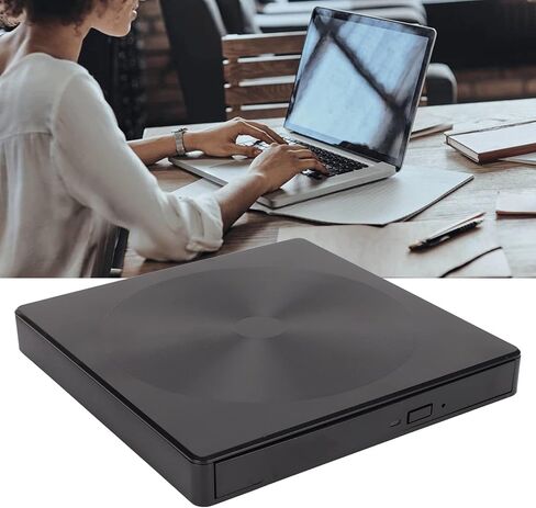 Cuifati Dual Interface External DVD Drive USB 3.0 Type C CD Burner with 5Gbps Stable Transmission for Laptop PC OS X in Kuwait