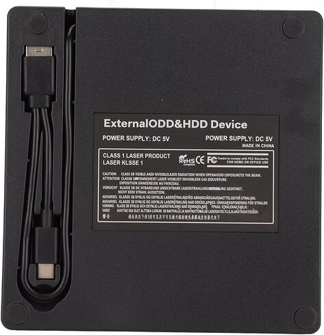 Cuifati Dual Interface External DVD Drive USB 3.0 Type C CD Burner with 5Gbps Stable Transmission for Laptop PC OS X in Kuwait