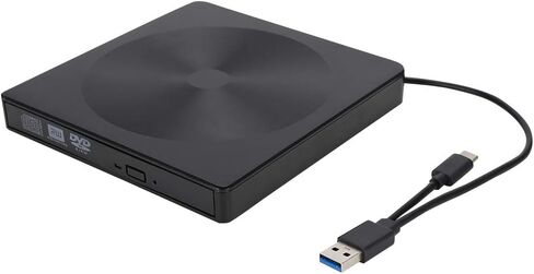 B 3.0 External DVD Recorder Optical Drive, Portable DVD Burner for WIN7 WIN8 OS, Thin External CD DVD Writer with Anti Burnout Chip, High Speed B 3.0 Interface in Kuwait