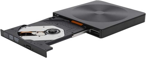 B 3.0 External DVD Recorder Optical Drive, Portable DVD Burner for WIN7 WIN8 OS, Thin External CD DVD Writer with Anti Burnout Chip, High Speed B 3.0 Interface in Kuwait