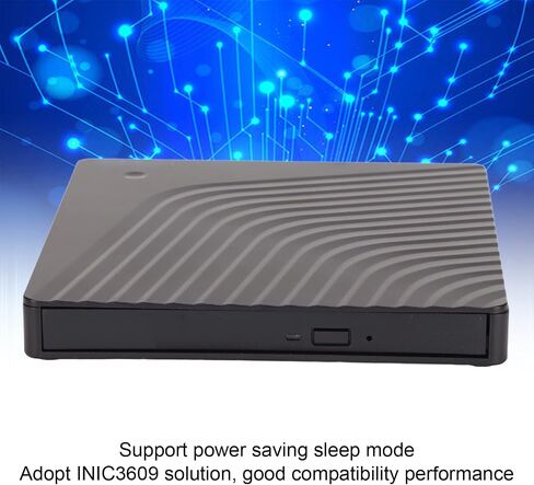 External DVD Drive Box, USB 3.0 CD ROM Laptop Optical Drive Enclosure 5Gbps for 12.7mm DVD RW Optical Driver CD Burner in Kuwait