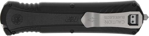 Smith & Wesson M&P Spear Point Satin Knife with 3.5" AUS-8 Steel Blade, Aluminum Handle, Glass Breaker for Tactical, EDC in Saudi Arabia