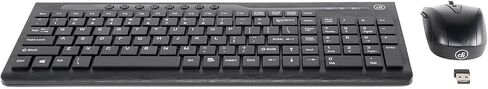 Digital Innovations Micro Innovations Wireless Keyboard + EasyGlide Mouse (4270100), One Color, One Size in Kuwait
