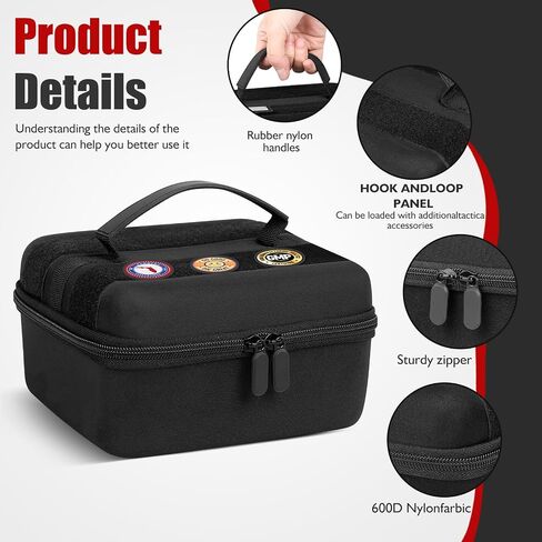 Portable Ammo Storage Case for 4 Magazines & 282 Rounds. Ammo Organiser Compatible with 9mm Luger, 380 ACP, 30 Luger, 32 S&W, 9mm Makarov. in Kuwait