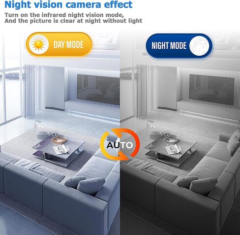 Mini Nanny Hidden Camera Wireless WiFi Small Security Cameras Indoor Outdoor Spy Cam Micro Cam with Night Vision Motion Detection for Home Security, Room, Pet, Baby in Kuwait