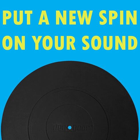 Deco Gear Audiophile 12-Inch Silicone Rubber Turntable Platter | Universal for All Vinyl LP Record Players - Anti-Static Slipmat | Improves Sound & Protect Your Vinyl from Static & Dust in Saudi Arabia