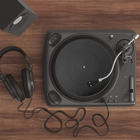 Deco Gear Audiophile 12-Inch Silicone Rubber Turntable Platter | Universal for All Vinyl LP Record Players - Anti-Static Slipmat | Improves Sound & Protect Your Vinyl from Static & Dust in Saudi Arabia