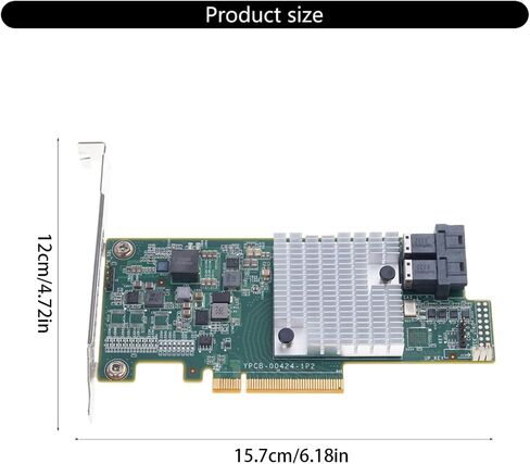 9300-8I SAS3.0 RAID Array Card with 3008 Chip 1GB DDR4 Cache PCIe 3.0 for Storage Servers and Workstations in Kuwait