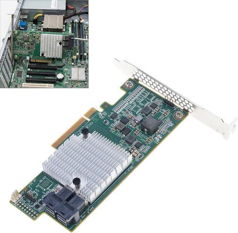 9300-8I SAS3.0 RAID Array Card with 3008 Chip 1GB DDR4 Cache PCIe 3.0 for Storage Servers and Workstations in Kuwait