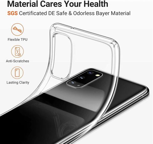 for Fairphone 6 Case with 1 x Tempered Glass Screen Protector, Soft TPU Shockproof X Anti-Scratch Ultra Thin Clear Phone Cover for Fairphone 6 (6.31") - WM84 in Kuwait