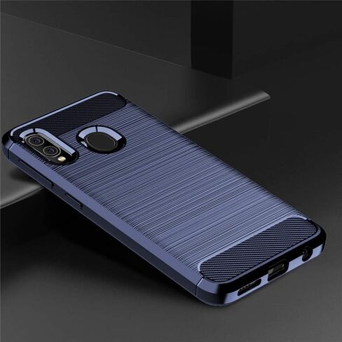 Phone Case for Samsung Galaxy A10e/A20e with Tempered Glass Screen Protector Cover and Cell Accessories Silicone Slim Thin Rugged Soft TPU Rubber Glaxay A 10e 10ae S102DL Galaxies 20e 20ae Cases Blue in Kuwait