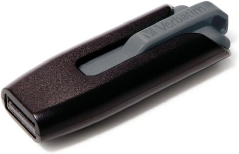 Verbatim 8GB USB 3.0 Store 'n' Go V3 Flash Drive - Cap-Less & PC/Mac Compatible - Gray in Kuwait